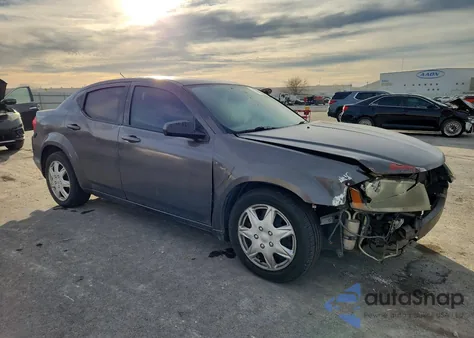 2014 Dodge Avenger Se из США, поврежденный, VIN 1C3CDZAB6EN202801